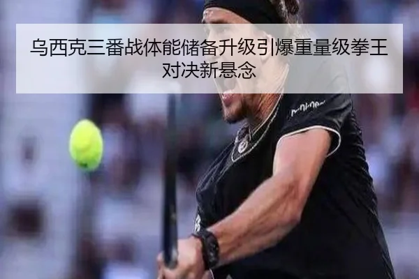 乌西克三番战体能储备升级引爆重量级拳王对决新悬念